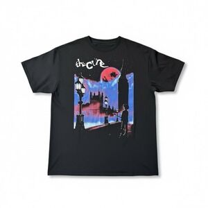 The Cure 2023 Tour T Shirt XL San Diego‎ Concert Merch Black Graphic Band Tee